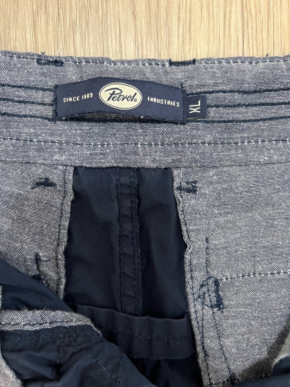 Petrol Industries Navy Cargo Shorts Mens European XL - Picture 4 of 13